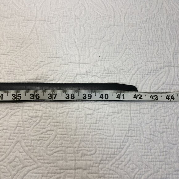 Belt Italian Leather With Silver Buckle Made In Italy Mens - Picture 4 of 5